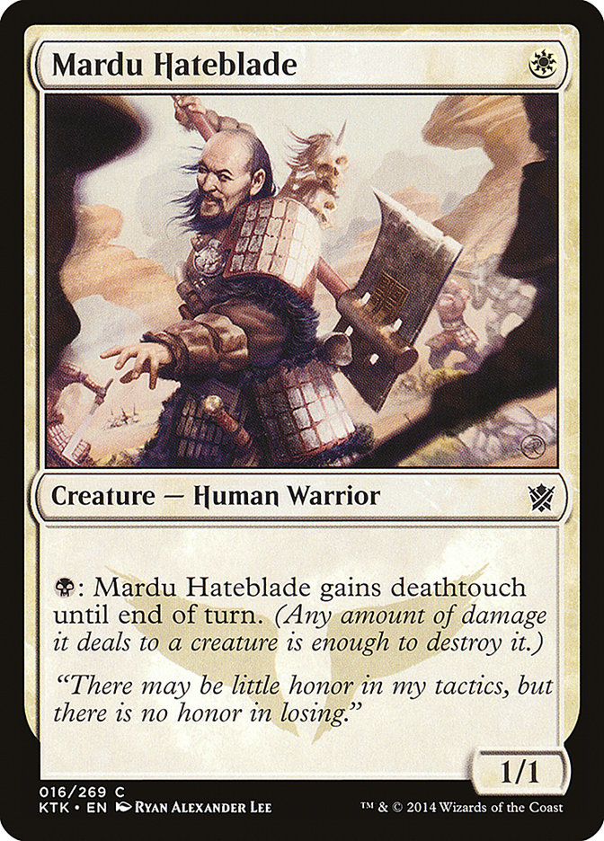 Mardu Hateblade [Khans of Tarkir] 