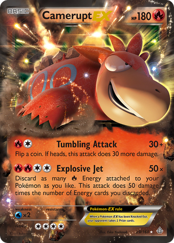 Camerupt EX (29/160) [XY: Primal Clash] 