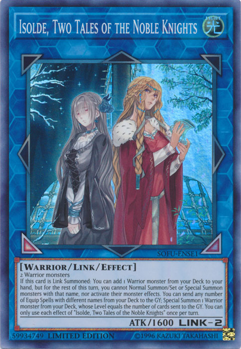 Isolde, Two Tales of the Noble Knights [SOFU-ENSE1] Super Rare 