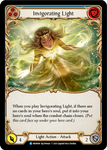 Invigorating Light (Blue) [MON068] (Monarch) 1st Edition Normal 