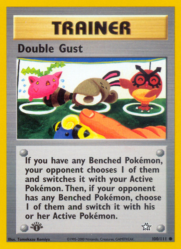 Double Gust (100/111) [Neo Genesis 1st Edition] 