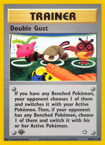 Double Gust (100/111) [Neo Genesis 1st Edition] 