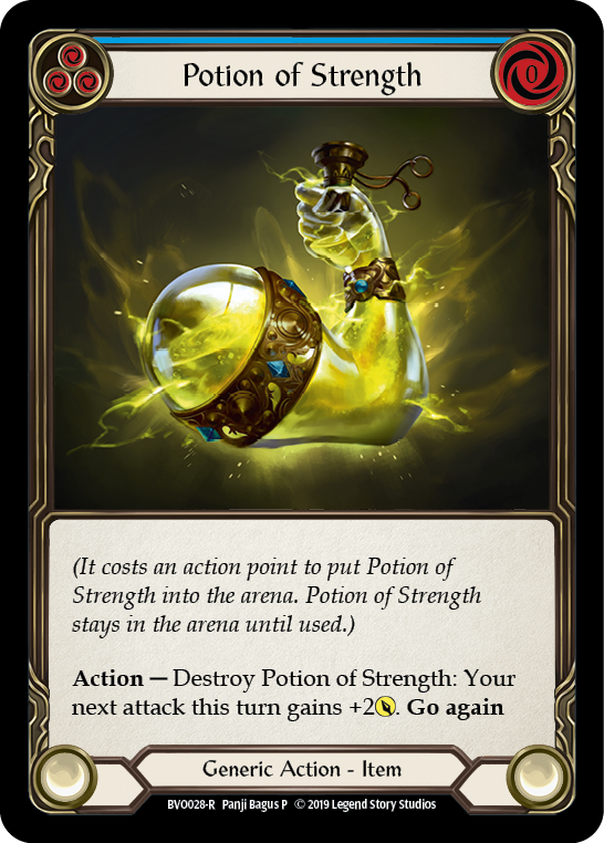 Potion of Strength [BVO028-R] (Bravo Hero Deck) 1st Edition Normal
