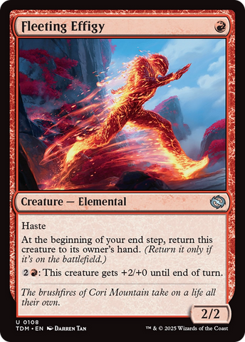 Fleeting Effigy [Tarkir: Dragonstorm] 