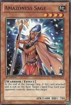 Amazoness Sage [BP01-EN212] Starfoil Rare 