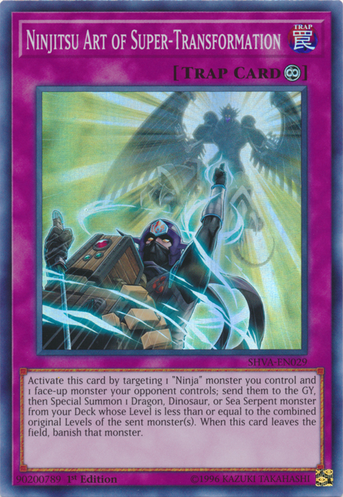 Ninjitsu Art of Super-Transformation [SHVA-EN029] Super Rare 