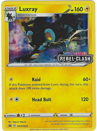 Luxray (SWSH023) (Prerelease Promo) [Sword &amp; Shield: Black Star Promos] 