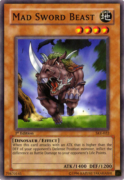 Mad Sword Beast [SKE-022] Common 