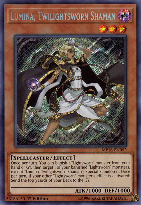 Lumina, Twilightsworn Shaman [MP18-EN052] Secret Rare 