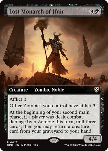 Lost Monarch of Ifnir (Extended Art) [Aetherdrift Commander] 