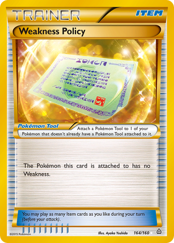 Weakness Policy (164/160) [XY: Primal Clash] 