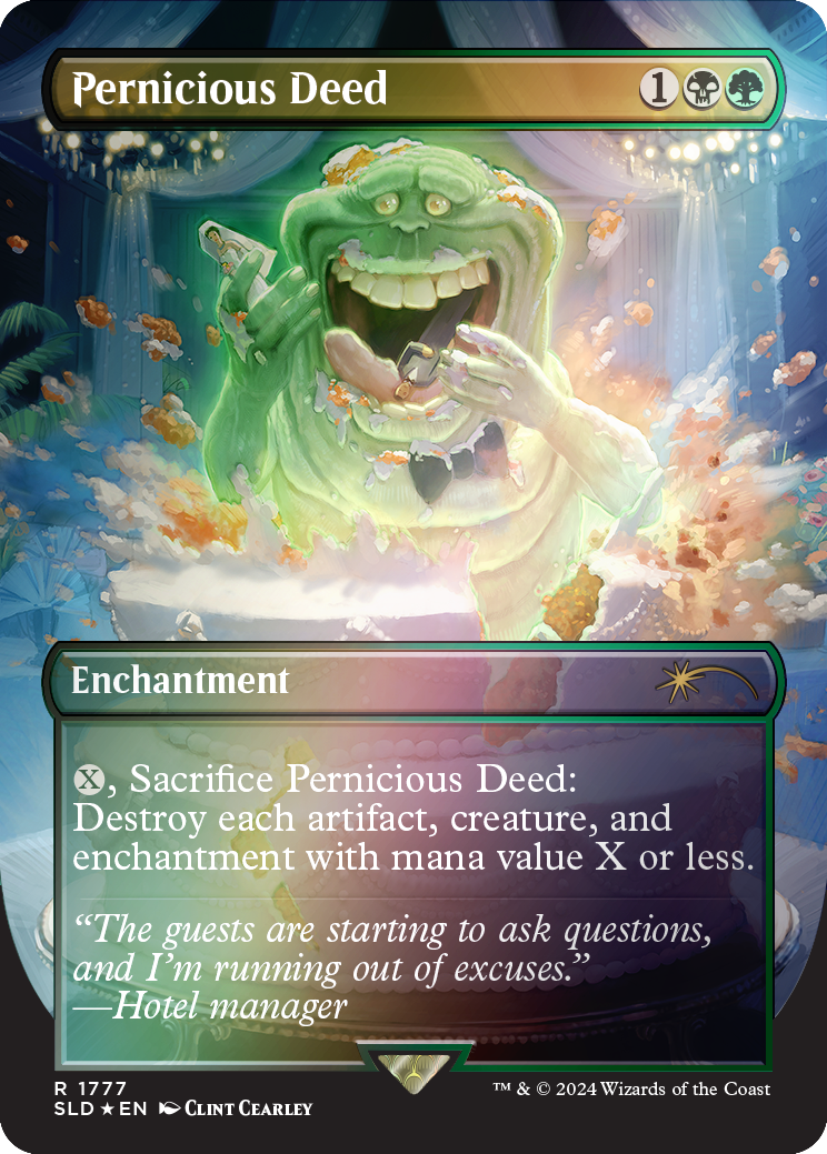 Pernicious Deed (Rainbow Foil) [Secret Lair Drop Series]