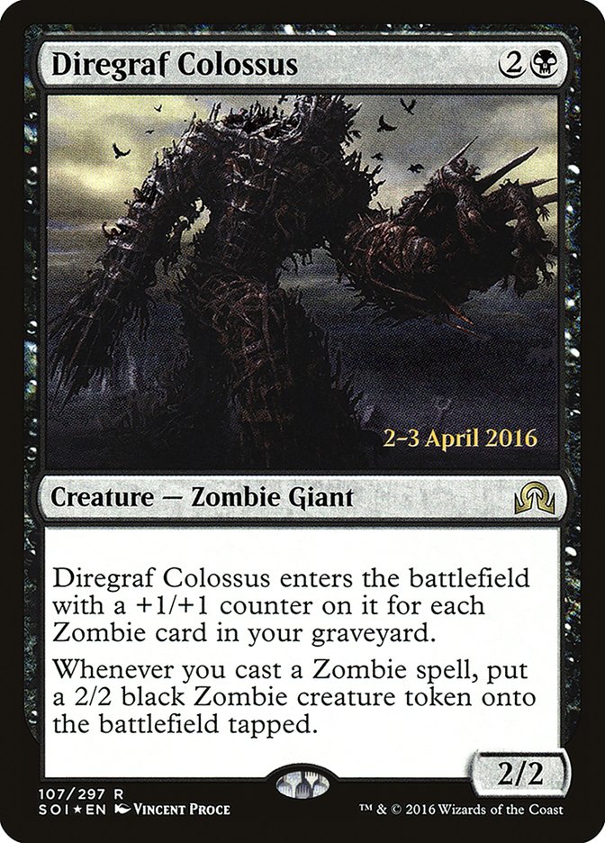 Diregraf Colossus [Shadows over Innistrad Prerelease Promos] 
