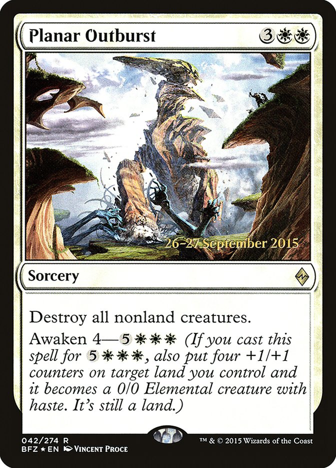 Planar Outburst [Battle for Zendikar Prerelease Promos] 