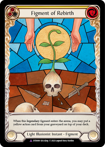 Figment of Rebirth // Avalon, Archangel of Rebirth (Marvel) [DTD009] (Dusk Till Dawn) Cold Foil 