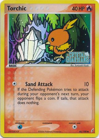 Torchic (66/100) (Stamped) [EX: Crystal Guardians] 