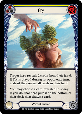 Pry (Yellow) [EVR129] (Everfest) 1st Edition Rainbow Foil 