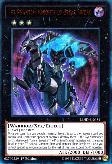 The Phantom Knights of Break Sword [LEHD-ENC31] Ultra Rare 