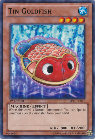 Tin Goldfish [SP14-EN017] Starfoil Rare 
