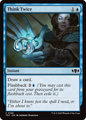 Think Twice [Tarkir: Dragonstorm Commander] 
