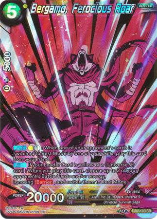 Bergamo, Ferocious Roar (DB2-108) [Divine Multiverse] 