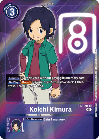 Koichi Kimura [BT7-091] (Alternative Art - Box Topper) [Next Adventure] 
