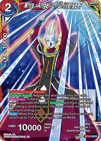 Whis, Angel of Universe 7 (BT16-140) [Realm of the Gods] 