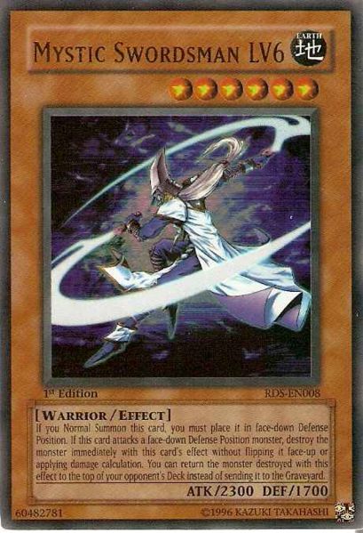 Mystic Swordsman LV6 [RDS-EN008] Ultra Rare 