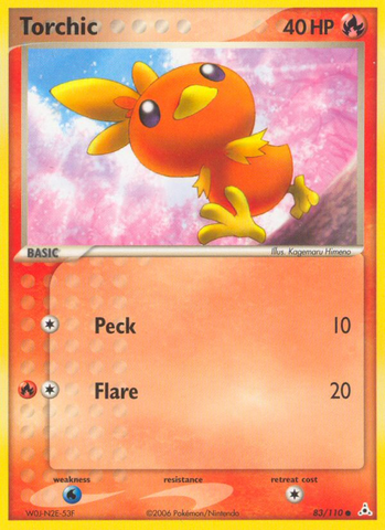 Torchic (83/110) [EX: Holon Phantoms] 