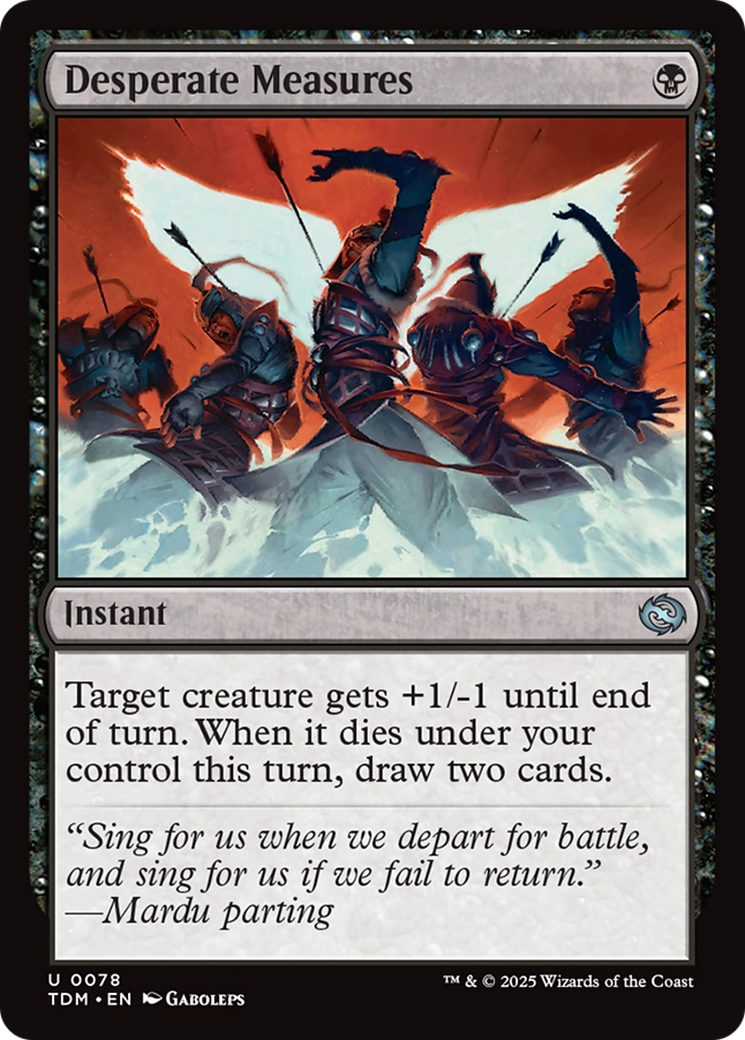 Desperate Measures [Tarkir: Dragonstorm] 