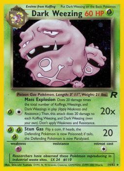 Dark Weezing (14/82) [Team Rocket Unlimited] 
