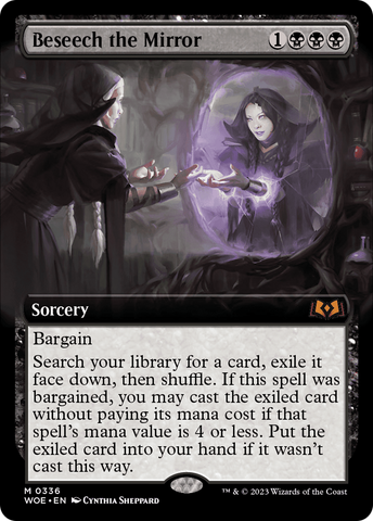 Beseech the Mirror (Extended Art) [Wilds of Eldraine] 