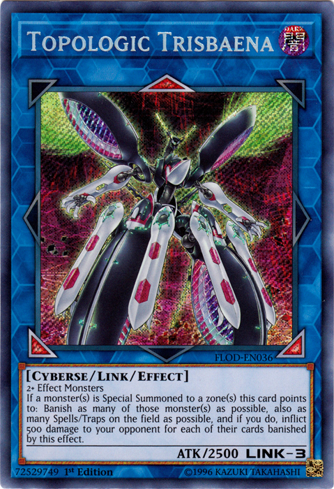 Topologic Trisbaena [FLOD-EN036] Secret Rare 