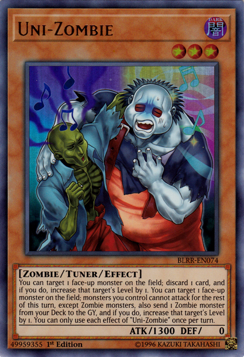 Uni-Zombie [BLRR-EN074] Ultra Rare 