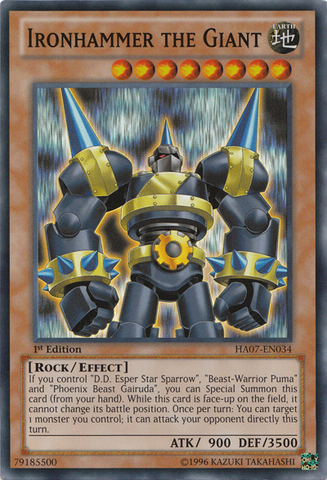 Ironhammer the Giant [HA07-EN034] Super Rare 