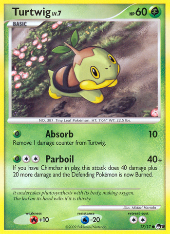 Turtwig (17/17) [POP Series 9] 