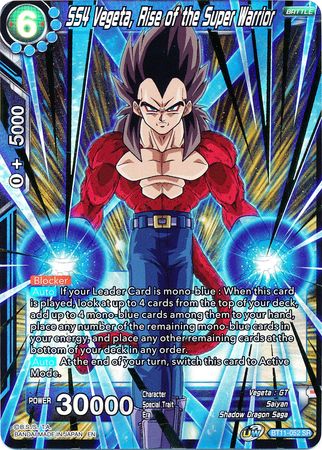 SS4 Vegeta, Rise of the Super Warrior (BT11-052) [Vermilion Bloodline 2nd Edition] 