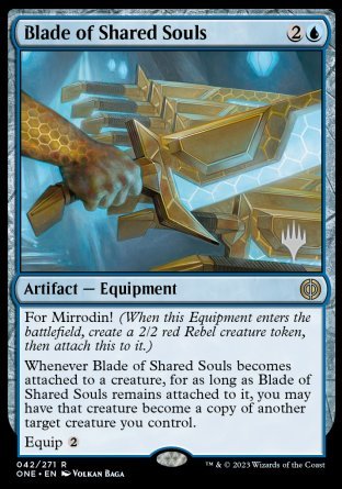 Blade of Shared Souls (Promo Pack) [Phyrexia: All Will Be One Promos] 