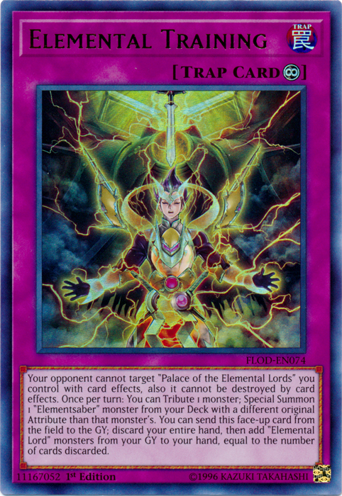 Elemental Training [FLOD-EN074] Ultra Rare 