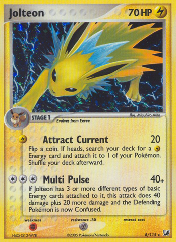 Jolteon (8/115) [EX: Unseen Forces] 