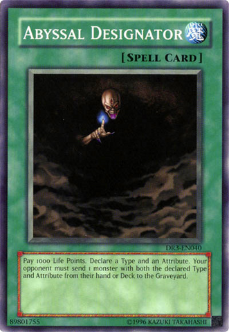 Abyssal Designator [DR3-EN040] Common 