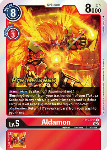 Aldamon [BT12-015] [Across Time Pre-Release Cards] 