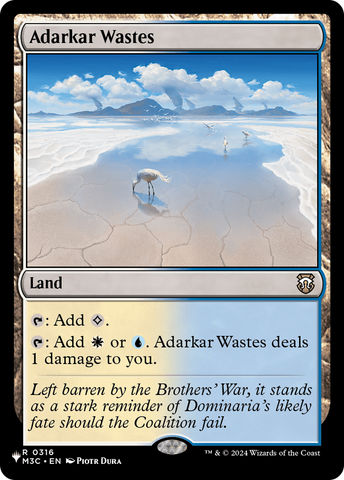 Adarkar Wastes (M3C) [The List] 