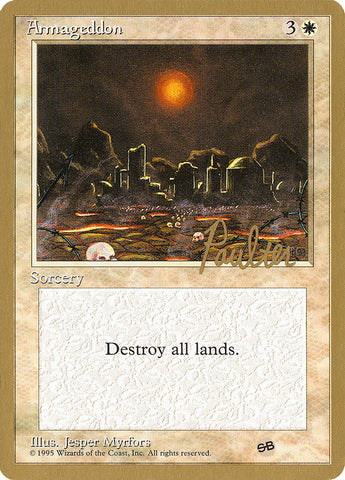 Armageddon (Preston Poulter) (SB) [Pro Tour Collector Set] 