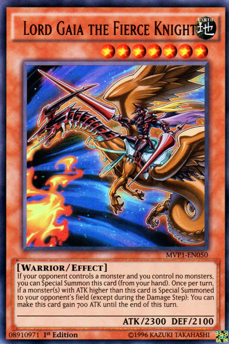 Lord Gaia the Fierce Knight [MVP1-EN050] Ultra Rare 