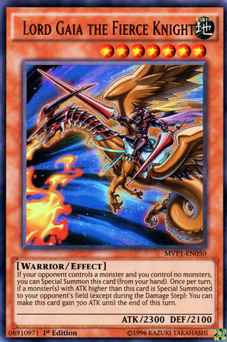 Lord Gaia the Fierce Knight [MVP1-EN050] Ultra Rare 