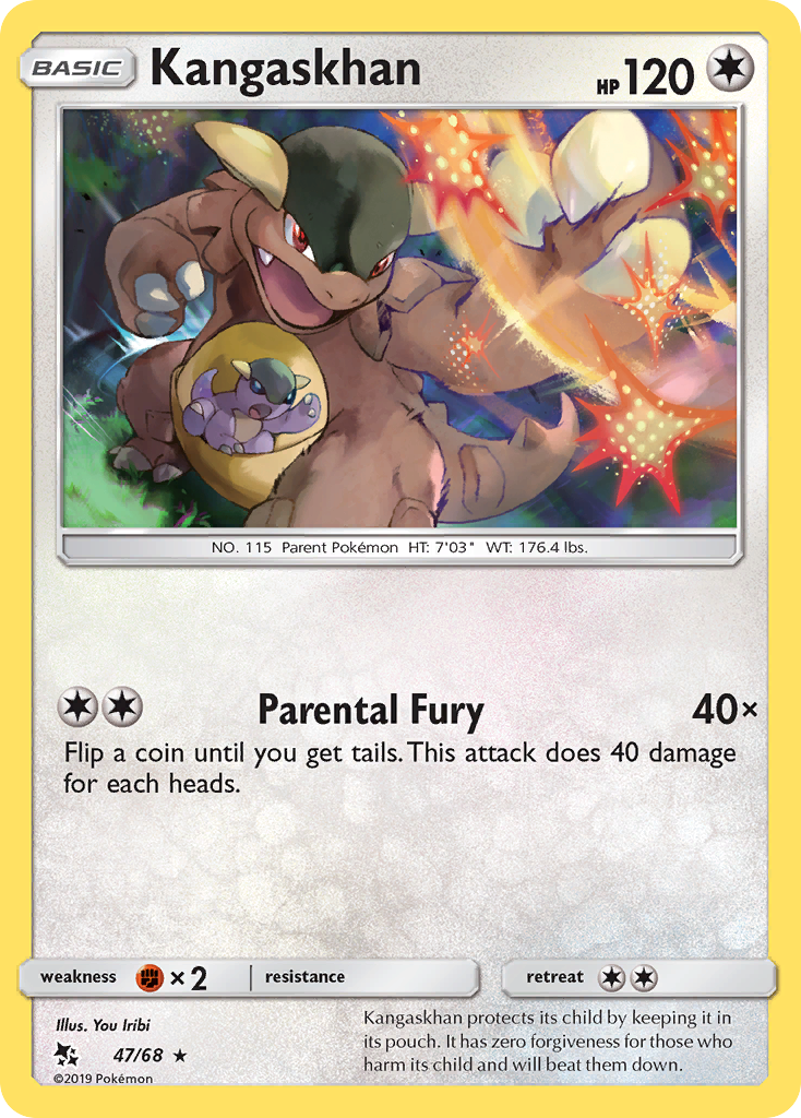 Kangaskhan (47/68) [Sun &amp; Moon: Hidden Fates] 