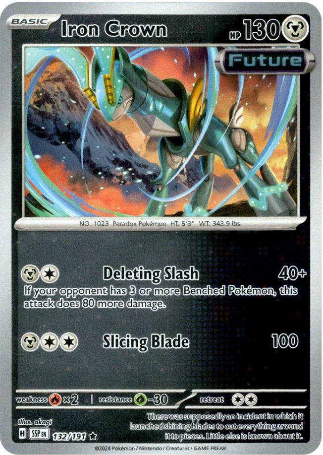 Iron Crown (132/191) [Scarlet &amp; Violet: Surging Sparks] 