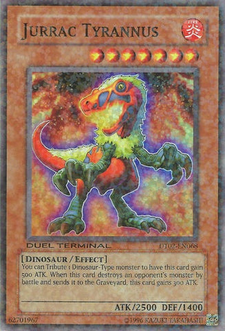 Jurrac Tyrannus [DT02-EN068] Super Rare 