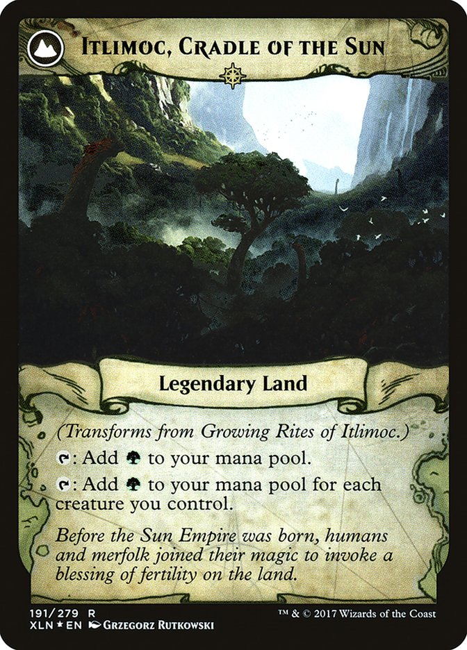 Growing Rites of Itlimoc // Itlimoc, Cradle of the Sun [Ixalan Prerelease Promos] 